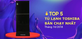 Top 5 tủ lạnh Toshiba bán chạy nhất tháng 10/2018 tại Kinh Nghiệm Hay