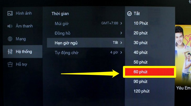 Chọn thời gian hẹn phù hợp