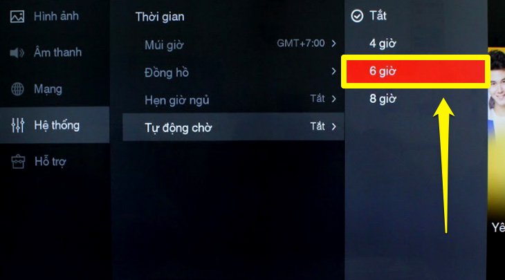 Chọn thời gian chờ