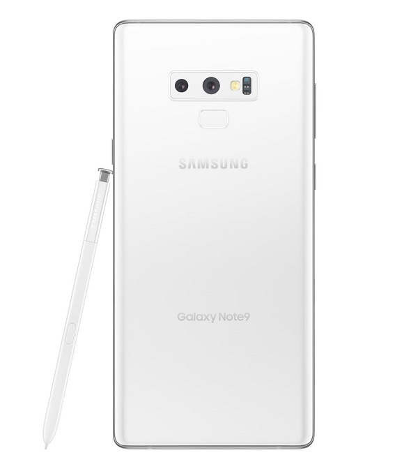 Render Galaxy Note 9 màu trắng