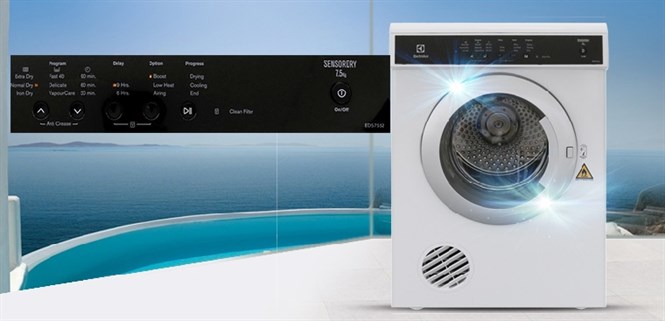Hướng dẫn sử dụng máy sấy quần áo Electrolux dòng EDS & EDV