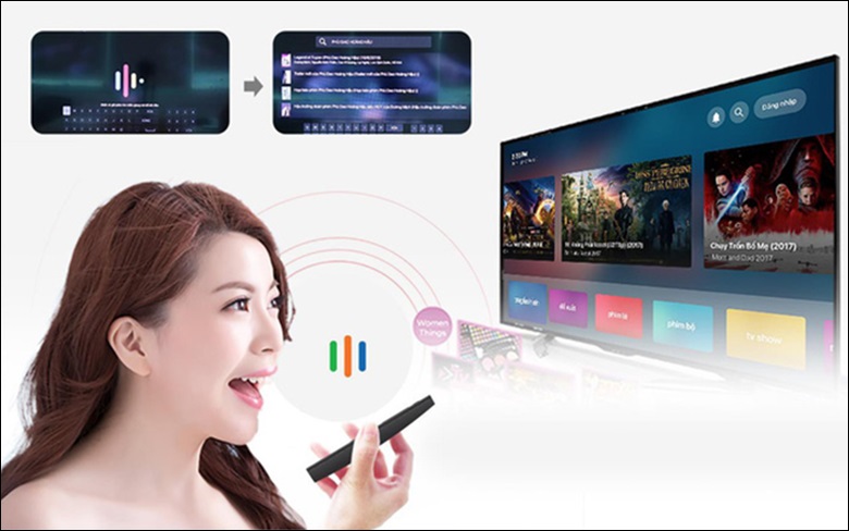 Kinh nghiệm chọn mua tivi: Những lưu ý quan trọng cho người mua tivi lần đầu > Tìm kiếm giọng nói bằng tiếng Việt