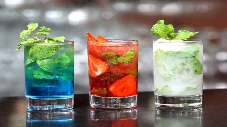 Một vài loại Mojito thường thấy