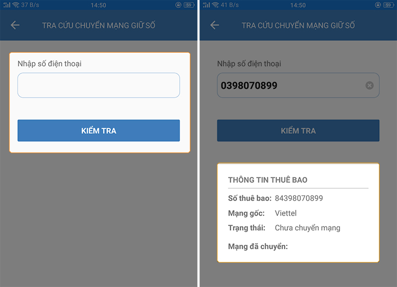 chuyển mạng giữ số chuyển mạng giữ số