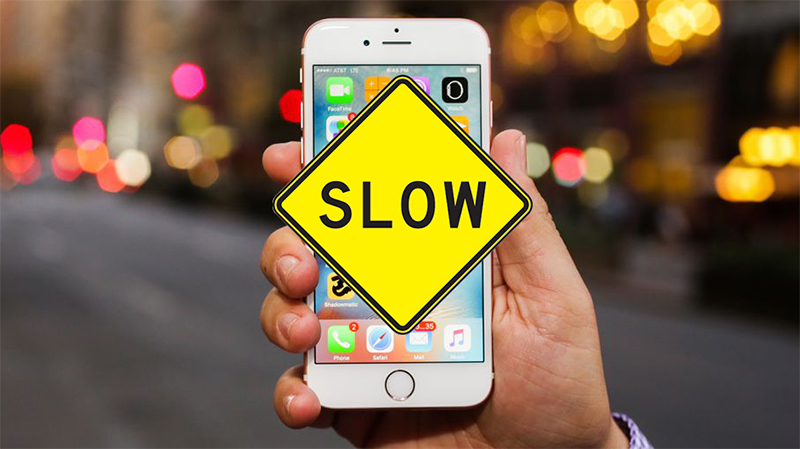 iPhone bị làm chậm iPhone bị làm chậm