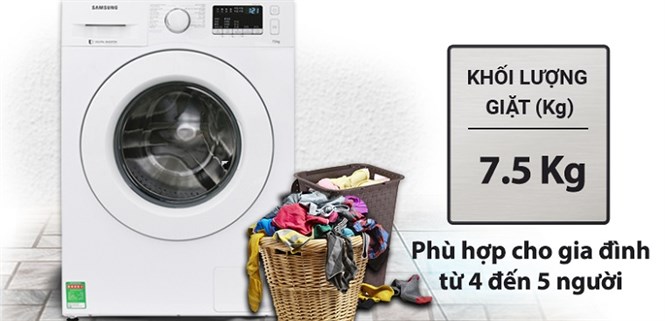 Hướng dẫn sử dụng máy giặt Samsung WW75J42G0KW/SV