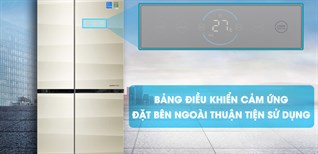 Cách sử dụng bảng điều khiển tủ lạnh Aqua Inverter 565 lít AQR-IG585AS SG