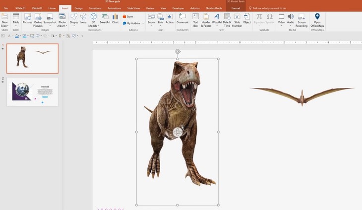 Cách chèn ảnh 3D trong Microsoft Powerpoint 365