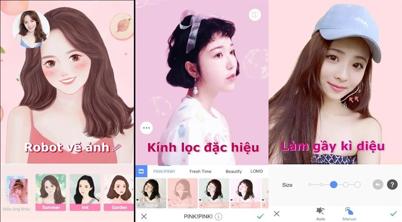 Ứng dụng chỉnh sửa và làm đẹp của Meitu