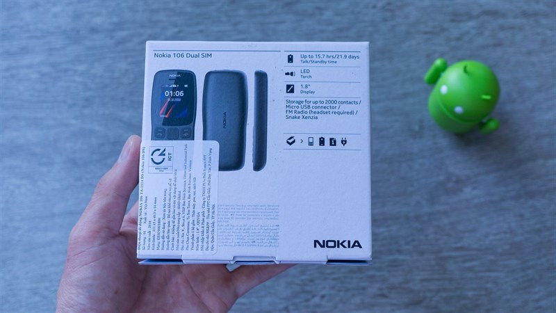 Mở hộp và đánh giá nhanh Nokia 106 2018