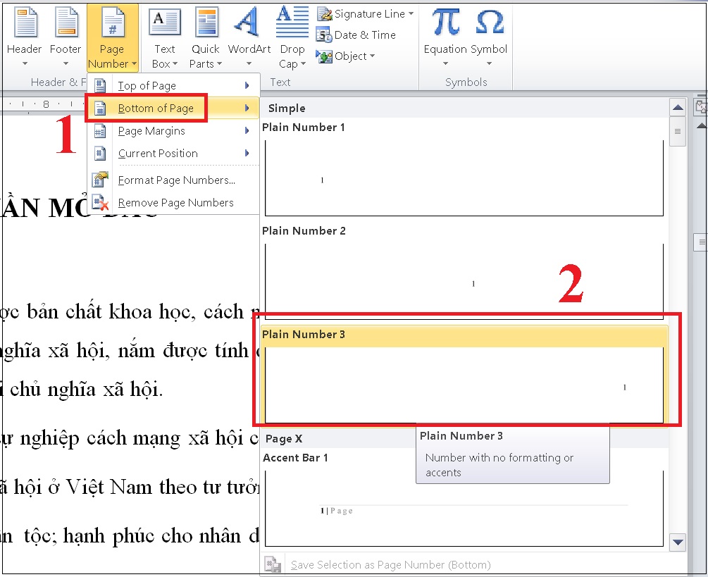 hide page number on first page in word for mac