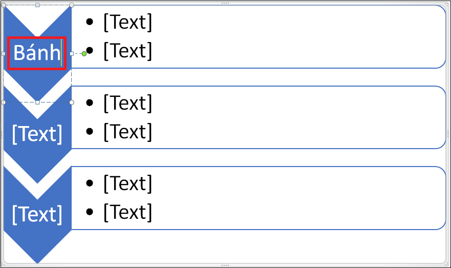 Chọn sơ đồ phù hợp > nhấn OK” class=”lazy” src=”https://cdn.tgdd.vn/Files/2018/11/24/1133319/cach-ve-so-do-trong-word-2007-2010-2013-2016-2019-24.jpg” title=”Chọn sơ đồ phù hợp > nhấn OK”/></p><p><strong>Bước 3</strong>: Sau khi bạn chọn được loại sơ đồ, bạn cần tiến hành <strong>điền nội dung vào</strong> phần [Text] hiển thị trong sơ đồ.</p><p>Ở đây, mình chọn vẽ kiểu sơ đồ sơ đồ list ( List ), nhập nội dung – chữ “ Bánh ” vào ô tiên phong. Tương tự bạn điền các nội dung vào các ô còn lại .</p><p><img alt=