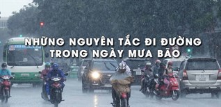 Mẹo đi đường an toàn trong ngày mưa bão bạn cần biết