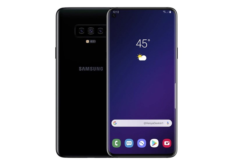 Samsung Galaxy S10 lộ ảnh render đẹp mắt với giao diện One UI