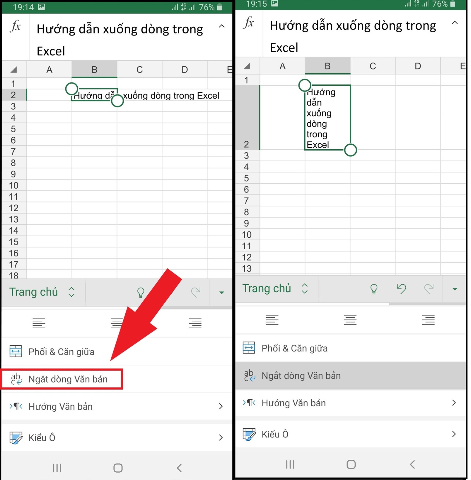 6 cách xuống dòng trong Excel và Google Spreadsheets dễ đơn giản nhất