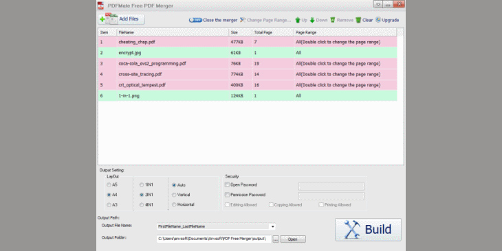 PDFMate Free PDF Merger