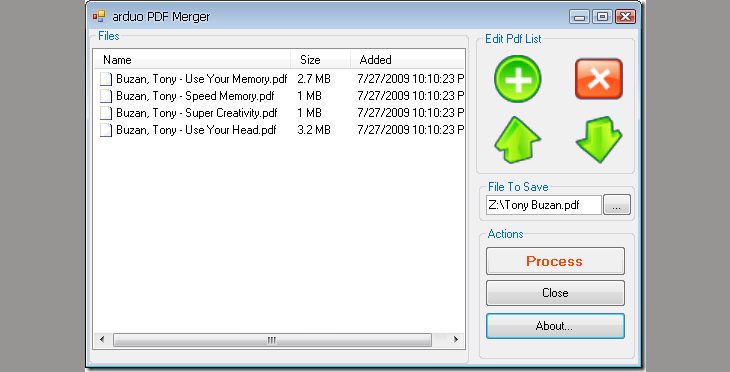 Arduo PDF Merger