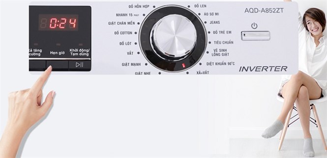 Hướng dẫn sử dụng máy giặt Aqua AQD-A852ZT (W)