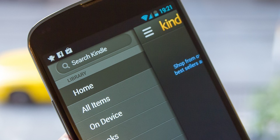 App Kindle hỗ trợ đọc Ebook