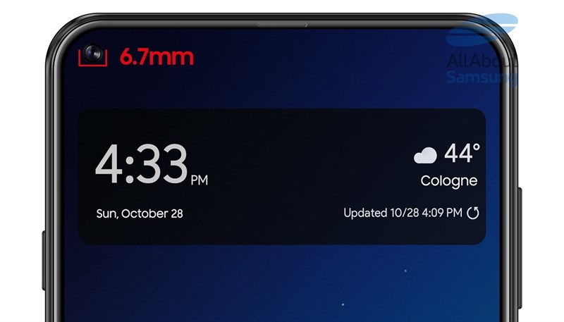 Samsung Galaxy S10 sẽ có thiết kế tương tự như Galaxy A8s Samsung Galaxy S10 sẽ có thiết kế tương tự như Galaxy A8s