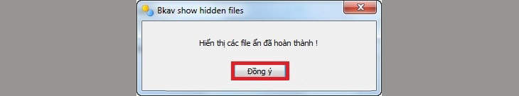 Hướng dẫn sử dụng FixAttrb Bkav + Bước 5