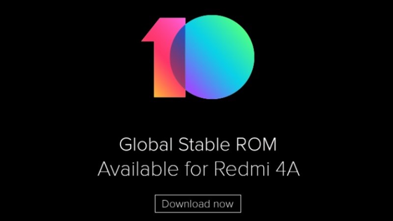 Xiaomi Redmi 4A bắt đầu được cập nhật ROM MIUI 10 Global Stable