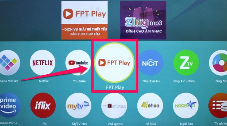 Truy cập ứng dụng FPT Play