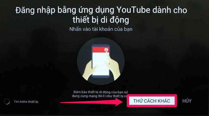 Chọn thử cách khác