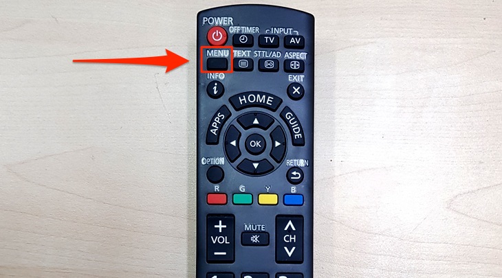 Remote của tivi Panasonic