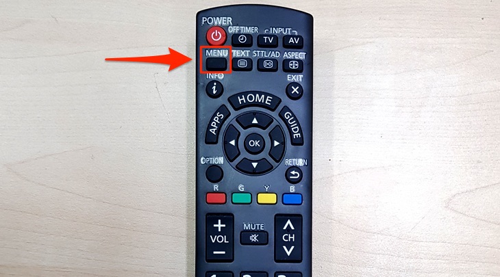 Remote của tivi Panasonic