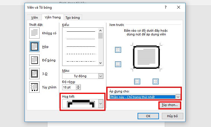 Cách tạo khung bìa trong Word 2007, 2010, 2013, 2016 để gây ấn tượng