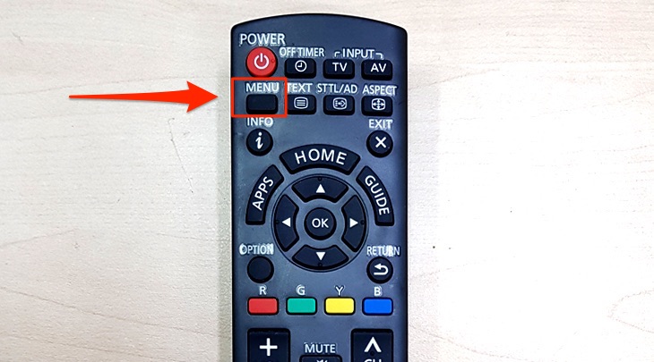 Remote điều khiển của tivi Panasonic