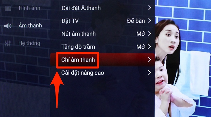 Tắt màn hình, nghe nhạc trên tivi TCL