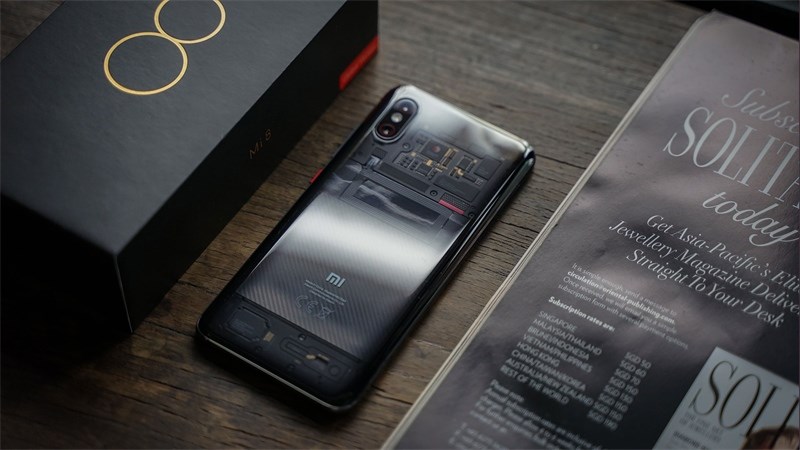 Mi 8 Pro máº·t lÆ°ng trong suá»‘t, chip Snap. 845, RAM 8GB má»Ÿ bÃ¡n táº¡i Tháº¿ Giá»›i Di Äá»™ng