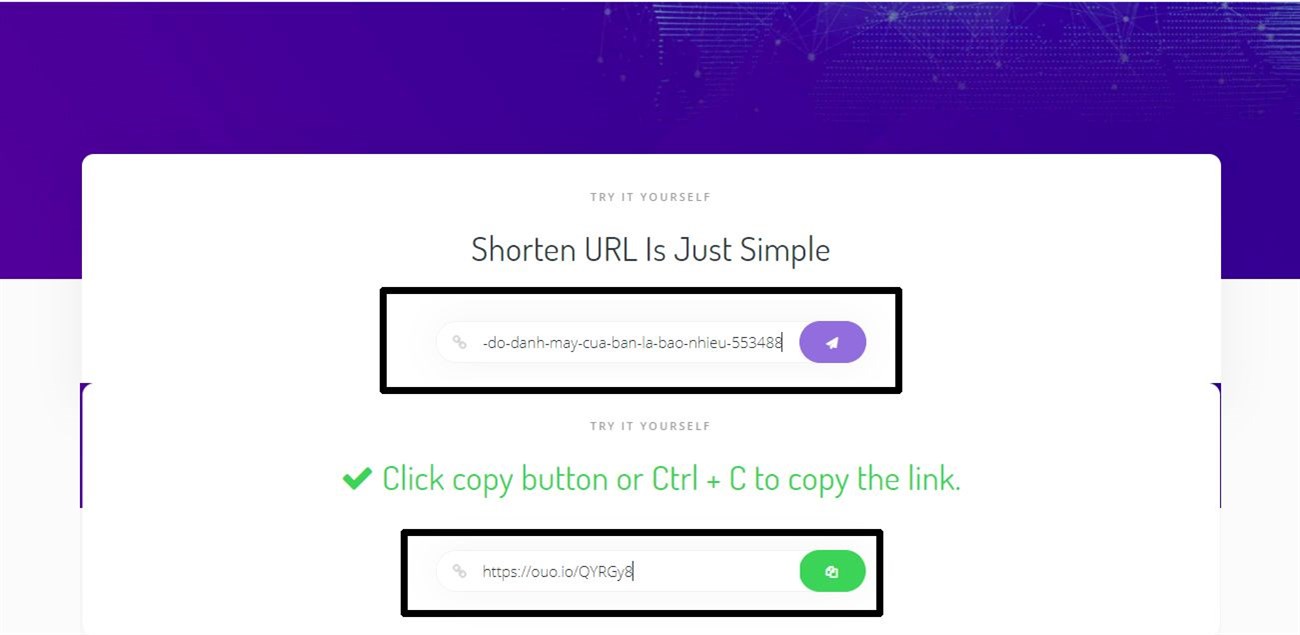 12 websites to create simple shortened links, easy to operate