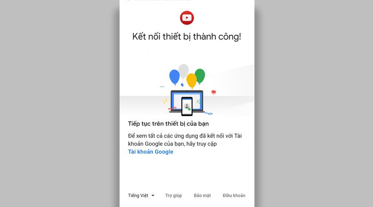 Đăng nhập tài khoản Youtube lên tivi Sharp