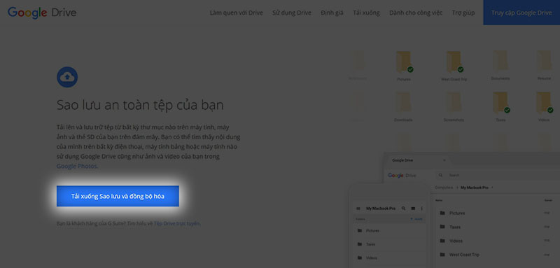 Cách tạo thư mục tự động đồng bộ lên Google Drive