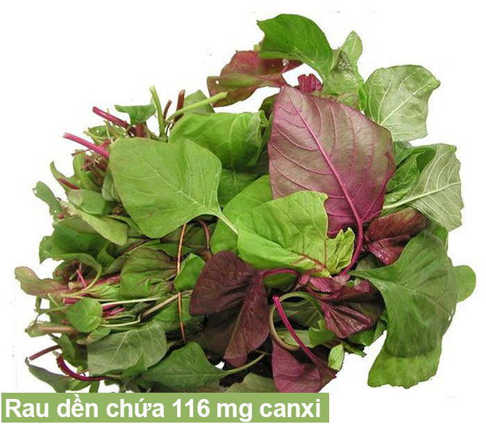 Các loại rau giá rẻ rất giàu canxi bạn đã biết chưa? Rau dền bổ sung canxi