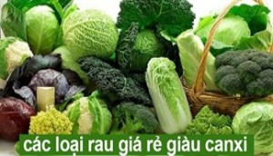 Các loại rau giá rẻ rất giàu canxi bạn đã biết chưa?