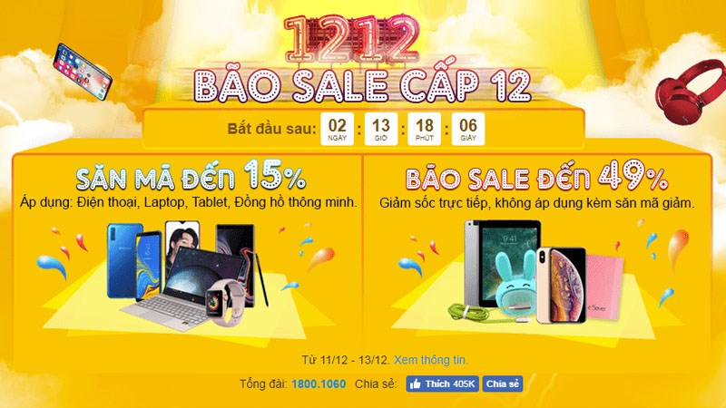 sale ngày đẹp 12/12 sale ngày đẹp 12/12