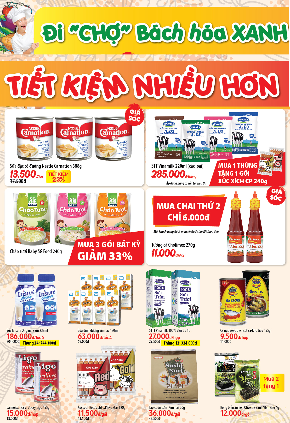 Siêu thị Bách hoá XANH 2C - 2D Phùng Văn Cung khai trương 14/12/2018