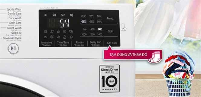 Hướng dẫn sử dụng máy giặt LG FC1475N4W