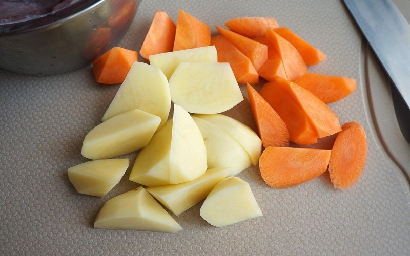 Mặt nạ cà rốt và khoai tây