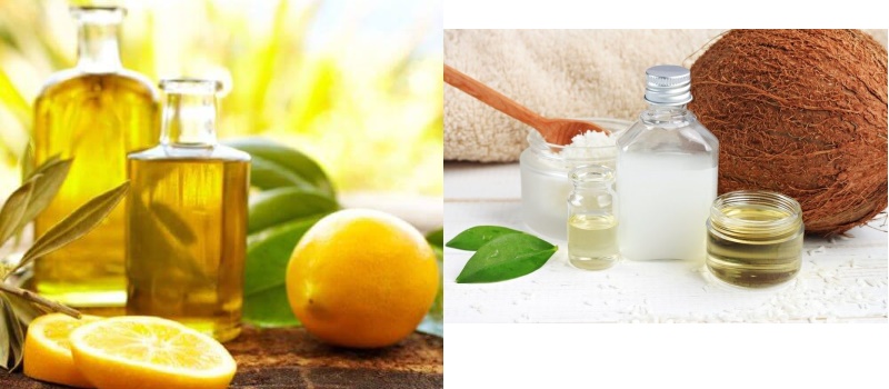Ủ tinh dầu bưởi cùng dầu dừa