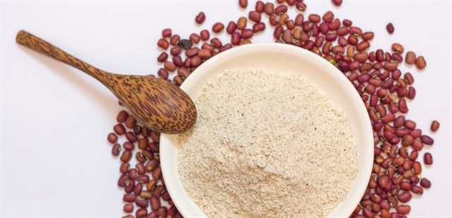 Mặt nạ cám gạo đậu đỏ được sử dụng trong làm đẹp