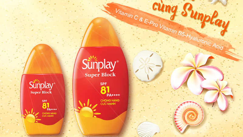 Kem chống nắng đi biển Sunplay Super Block SPF 81