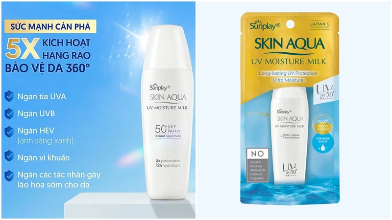 Kem chống nắng Skin Aqua UV Moisture Milk