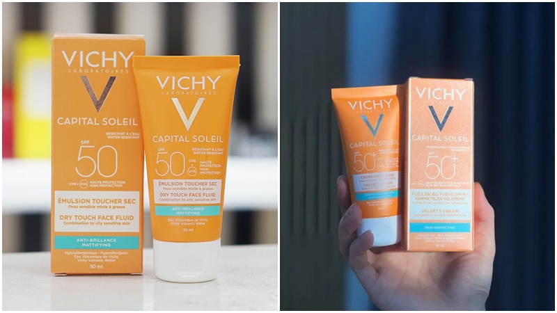Kem chống nắng Vichy cho da khô