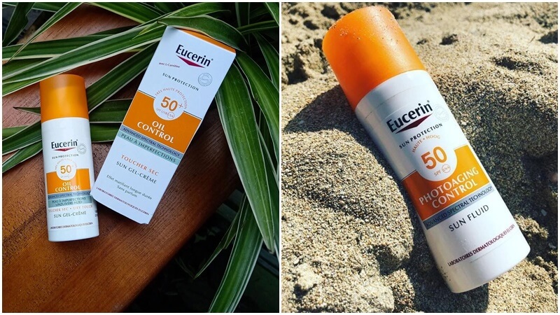 Kem chống nắng ngăn ngừa lão hóa cho da khô Eucerin