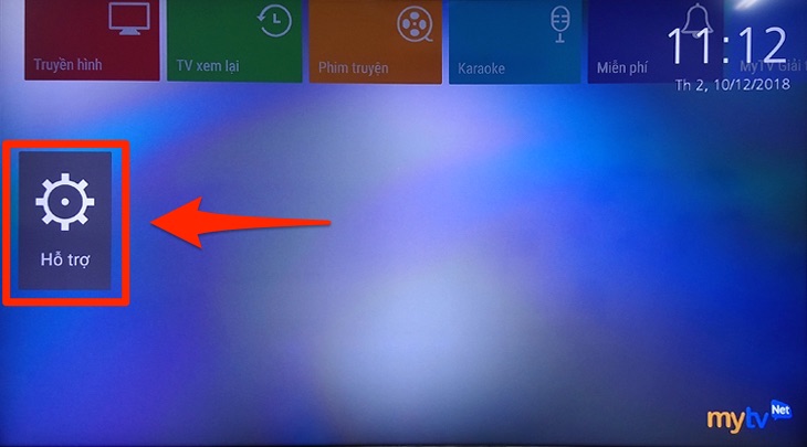 Cách sử dụng ứng dụng MyTV trên Android tivi Sharp 2018 > Ứng dụng MyTV trên tivi Sharp